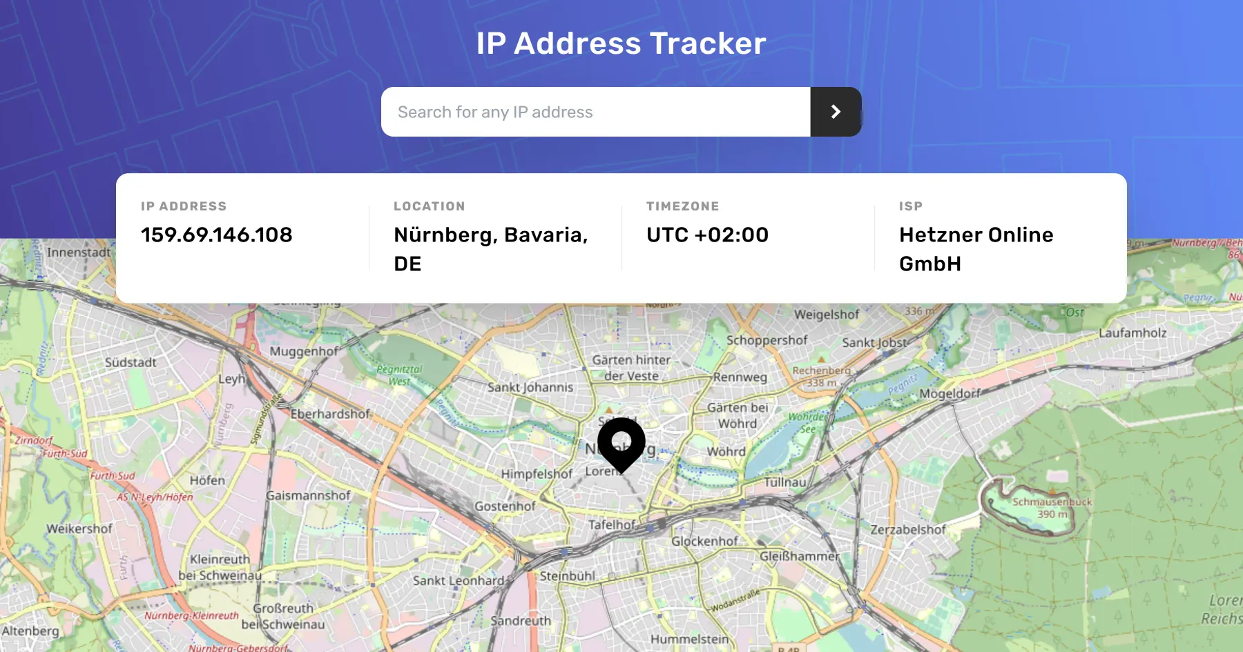 IP address tracker